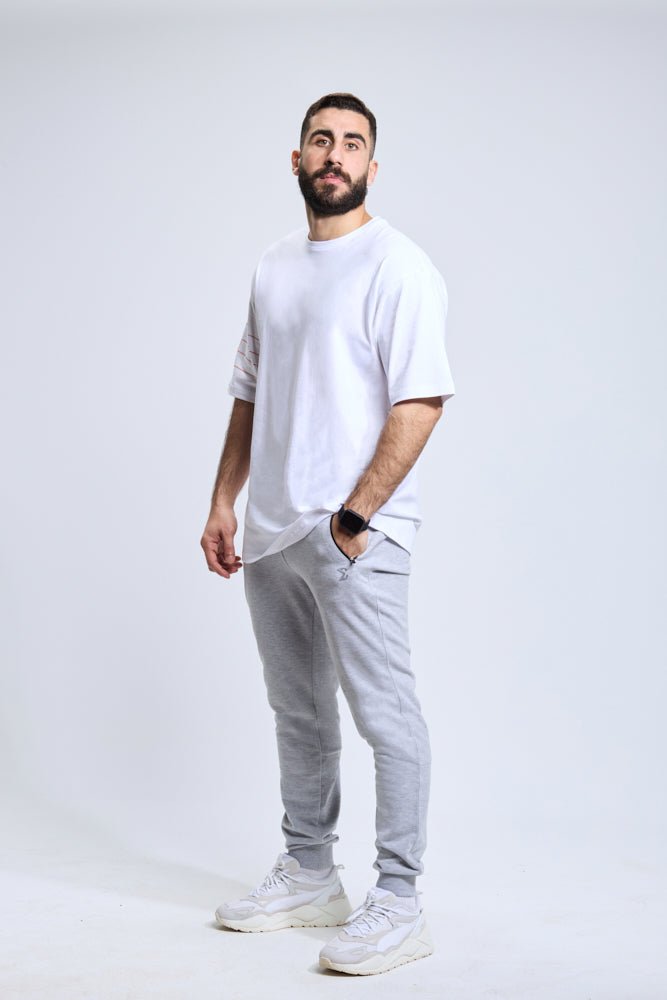 White Oversized Tee - Sigma Fit