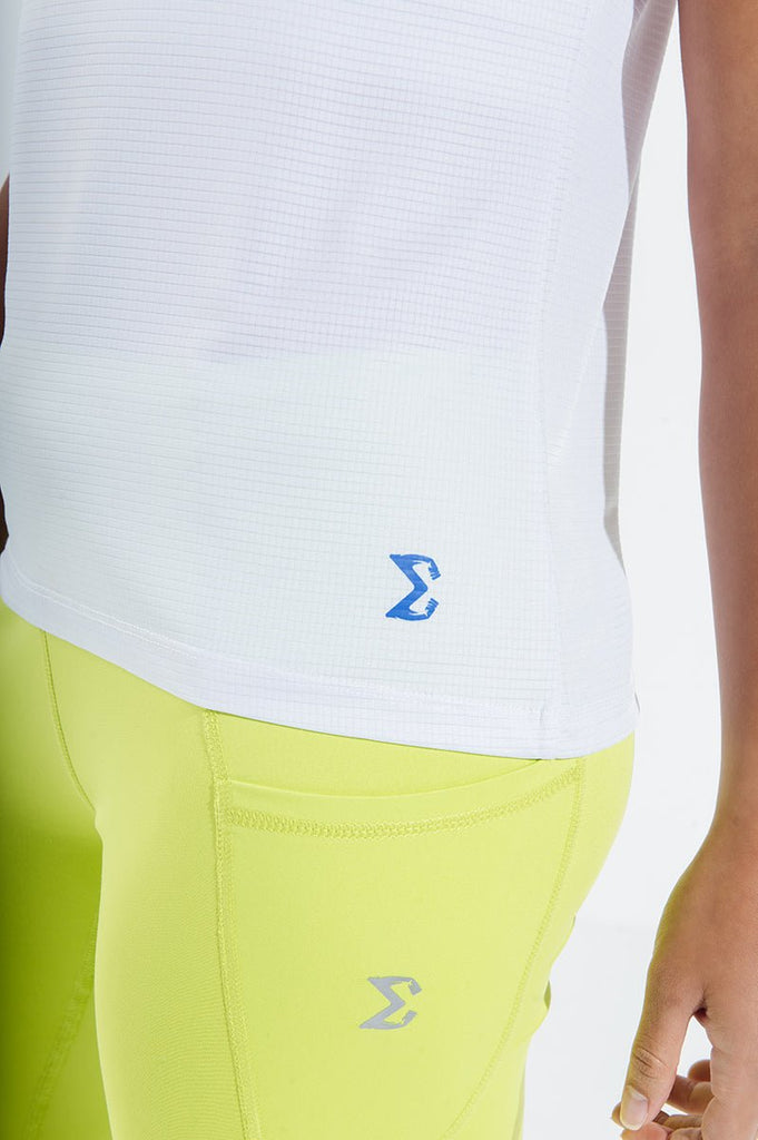 White X Skydiver X Acid Lime Grace Short Sleeve - Sigma Fit
