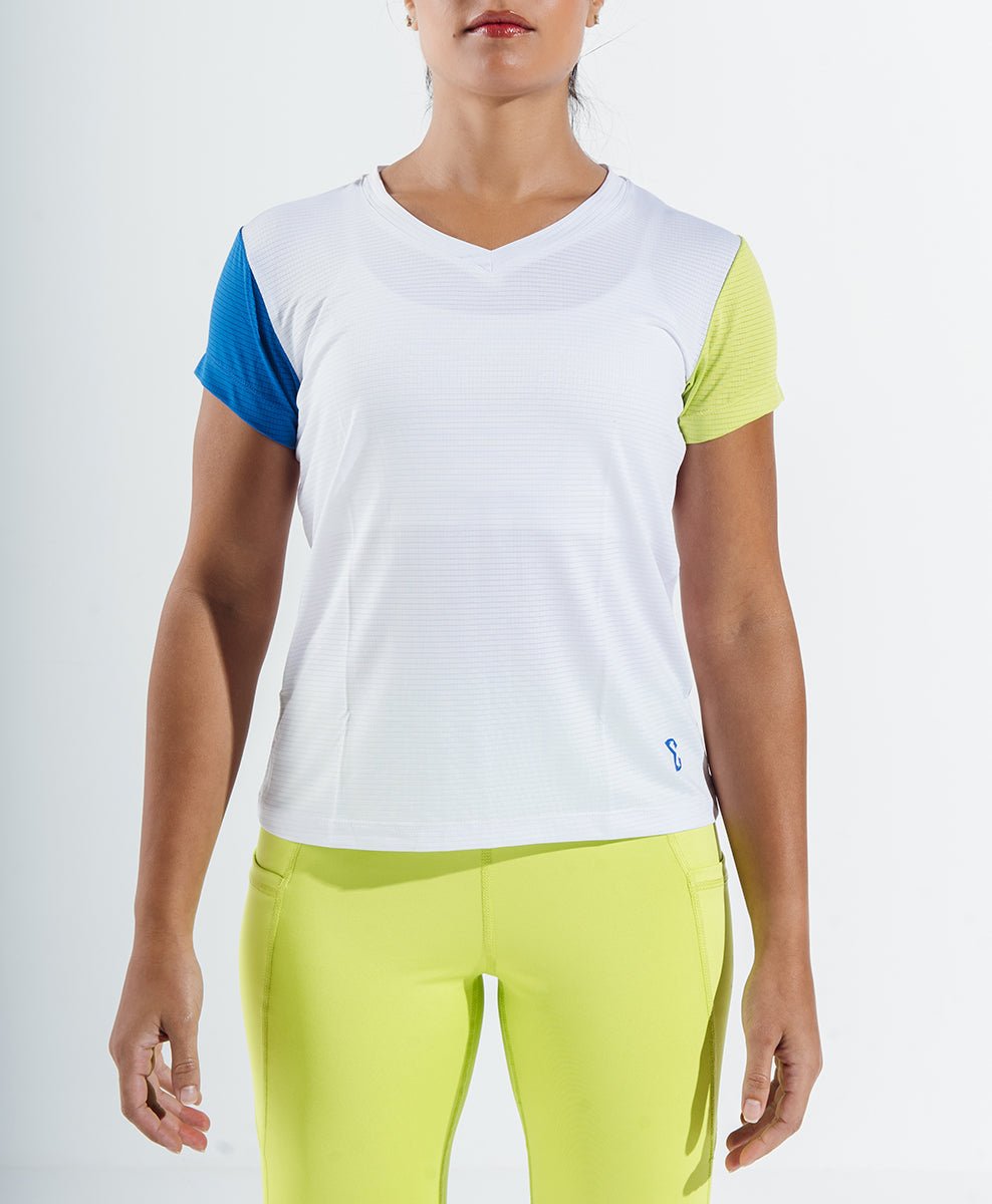 White X Skydiver X Acid Lime Grace Short Sleeve - Sigma Fit