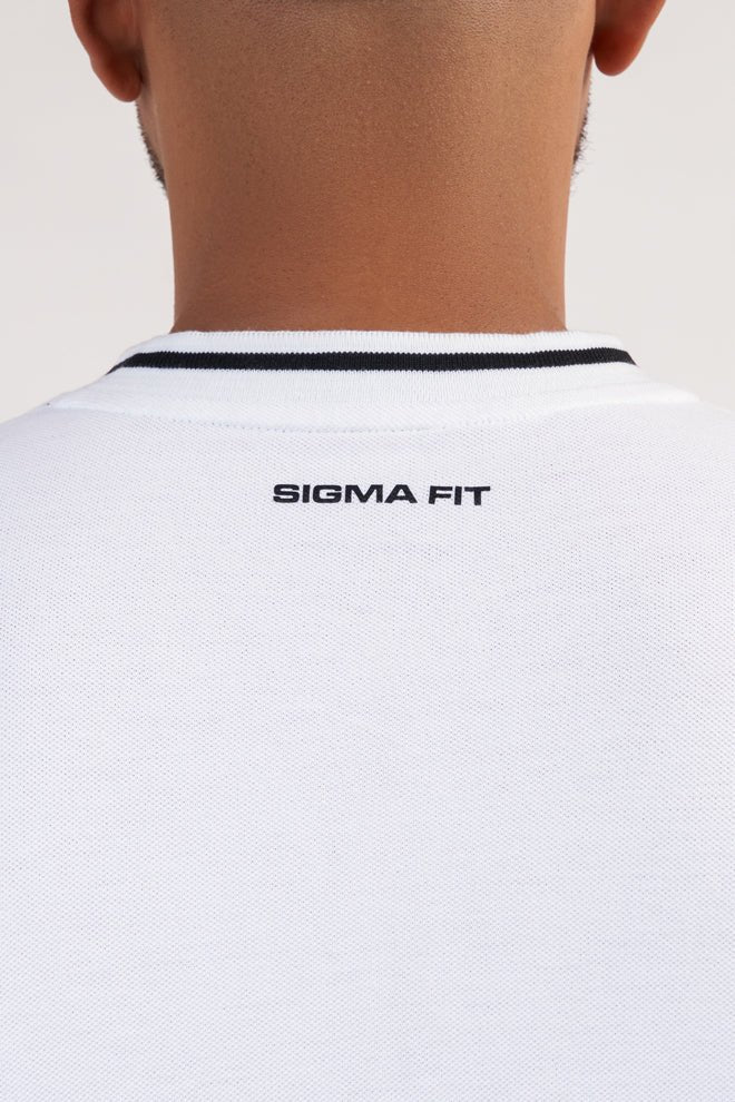 White Z Polo T-shirt - Sigma Fit